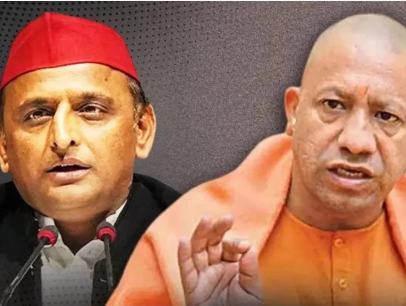 एक लाल टोपी पहने व्यक्ति और एक भगवा वस्त्र पहने व्यक्ति एक साथ दिख रहे हैं।